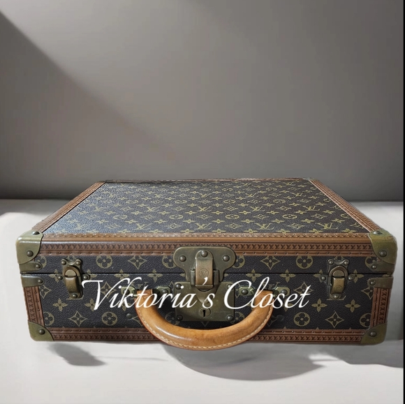 Louis Vuitton Handbags - #00020-1143 VINTAGE 1970'S MONOGRAM LEATHER TRUNK SUITCASE 45